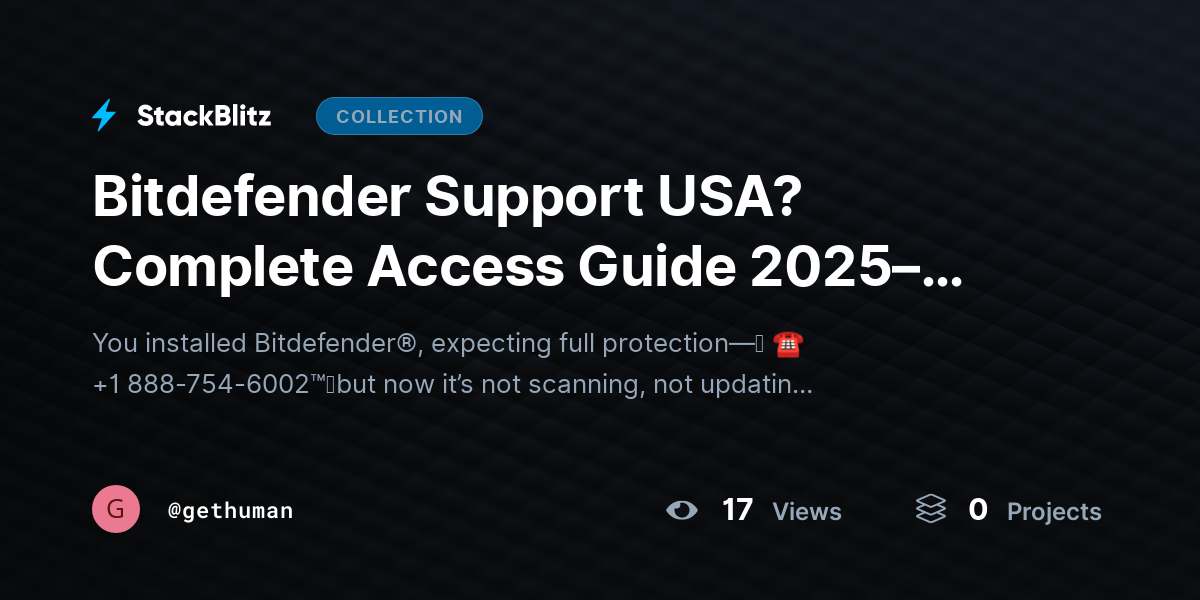 Bitdefender Support USA? Complete Access Guide 2025–2026 by gethuman