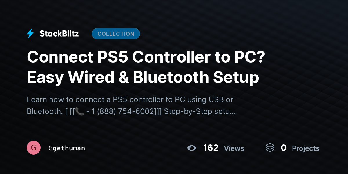 Connect PS5 Controller to PC? Easy Wired & Bluetooth Setup by gethuman