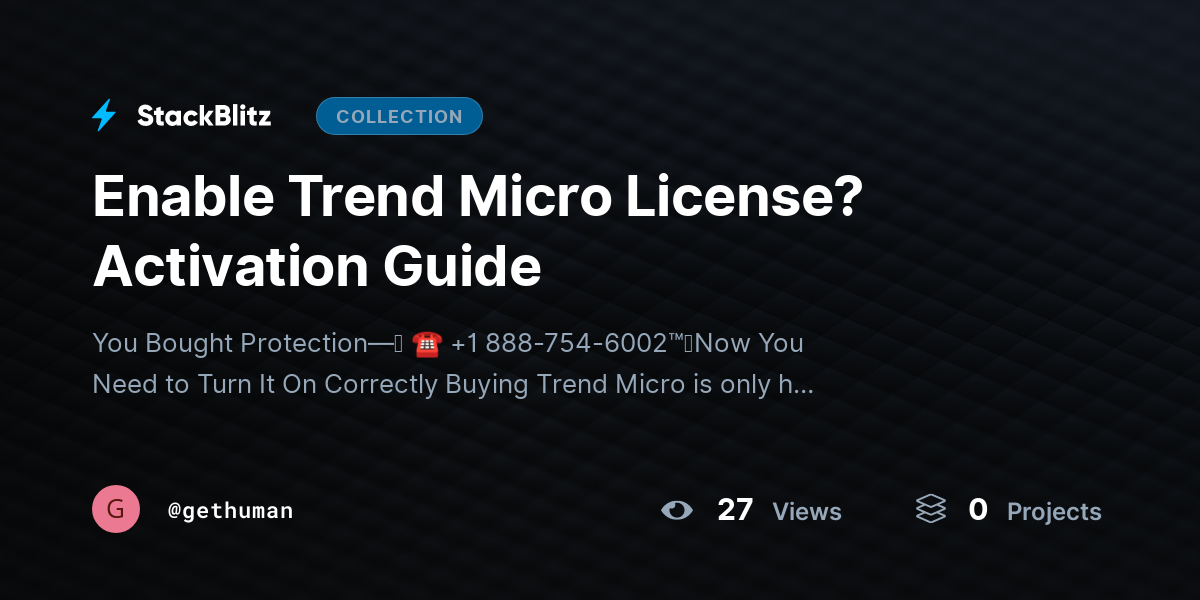 Enable Trend Micro License? Activation Guide by gethuman