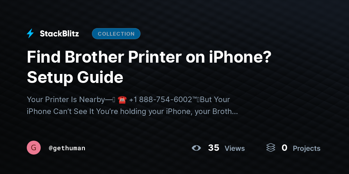 Find Brother Printer on iPhone? Setup Guide by gethuman