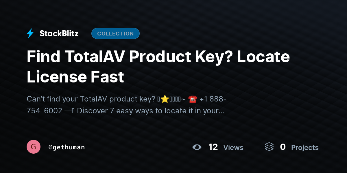 Find TotalAV Product Key? Locate License Fast by gethuman