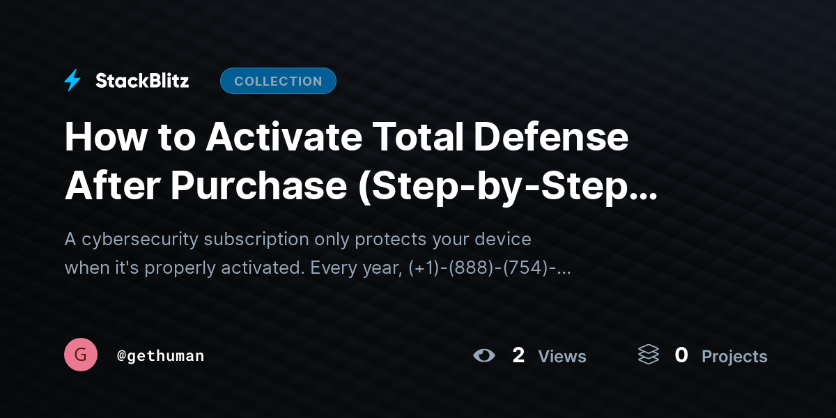 How to Activate Total Defense After Purchase (Step-by-Step Guide for 2026) by gethuman