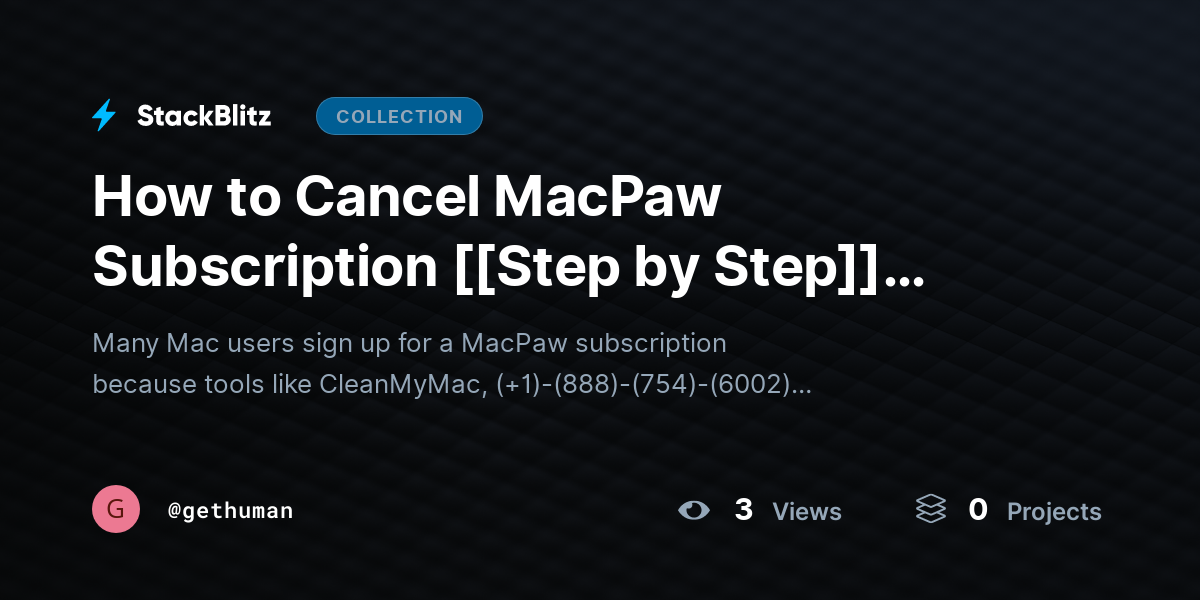 How to Cancel MacPaw Subscription [[Step by Step]] (2026 Complete Guide) by gethuman