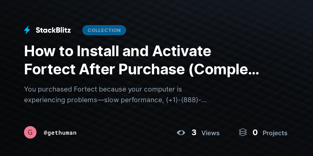 How to Install and Activate Fortect After Purchase (Complete 2026 Setup Guide) by gethuman