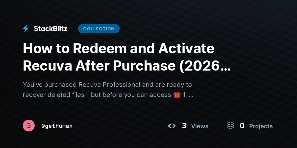 How to Redeem and Activate Recuva After Purchase (2026 Complete Activation Guide) by gethuman