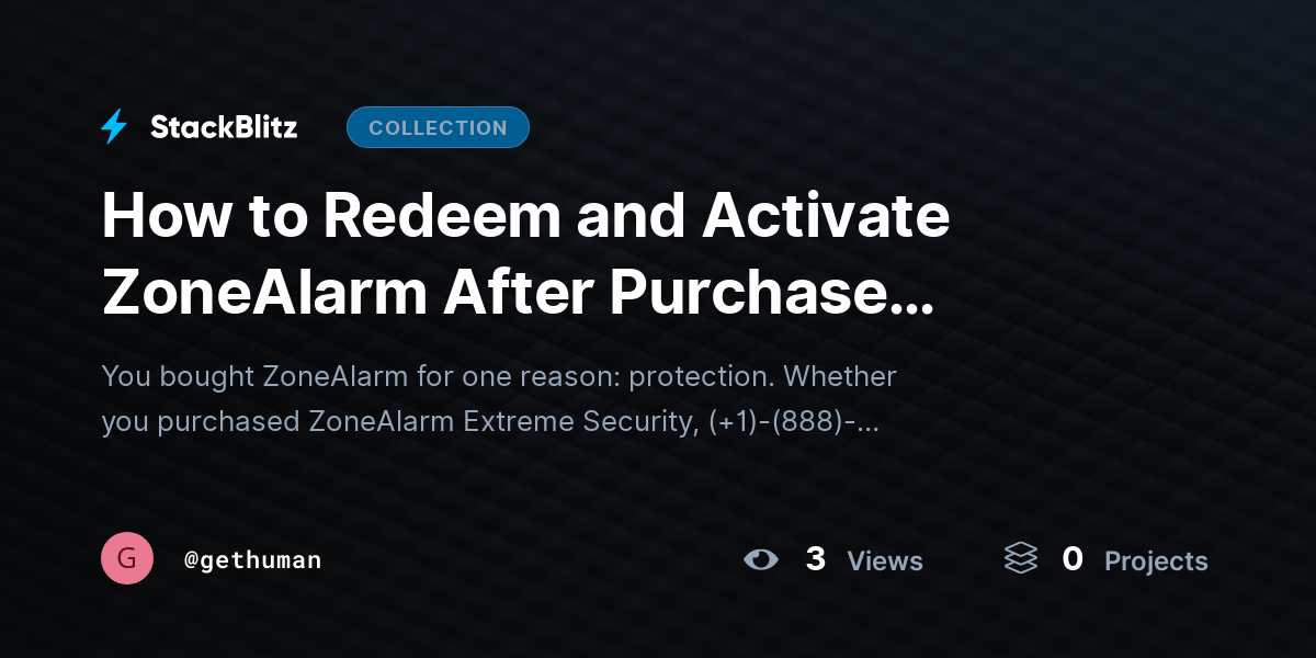 How to Redeem and Activate ZoneAlarm After Purchase (Complete 2026 Setup Guide) by gethuman