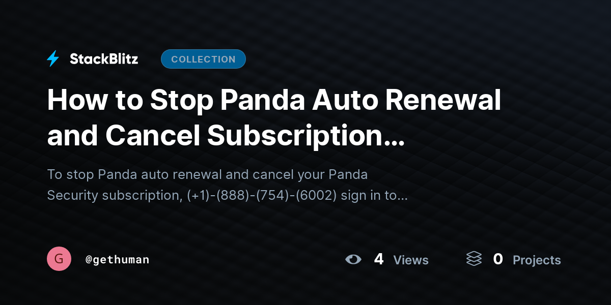 How to Stop Panda Auto Renewal and Cancel Subscription (Complete Guide for 2026) by gethuman