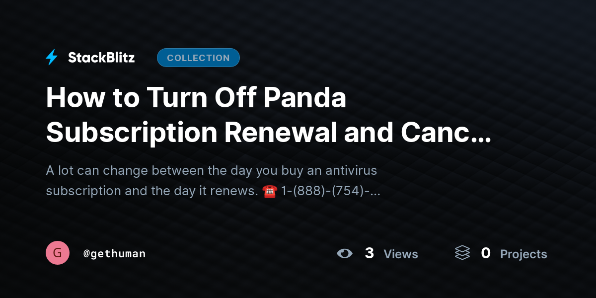 How to Turn Off Panda Subscription Renewal and Cancel It (2026 Complete Guide) by gethuman