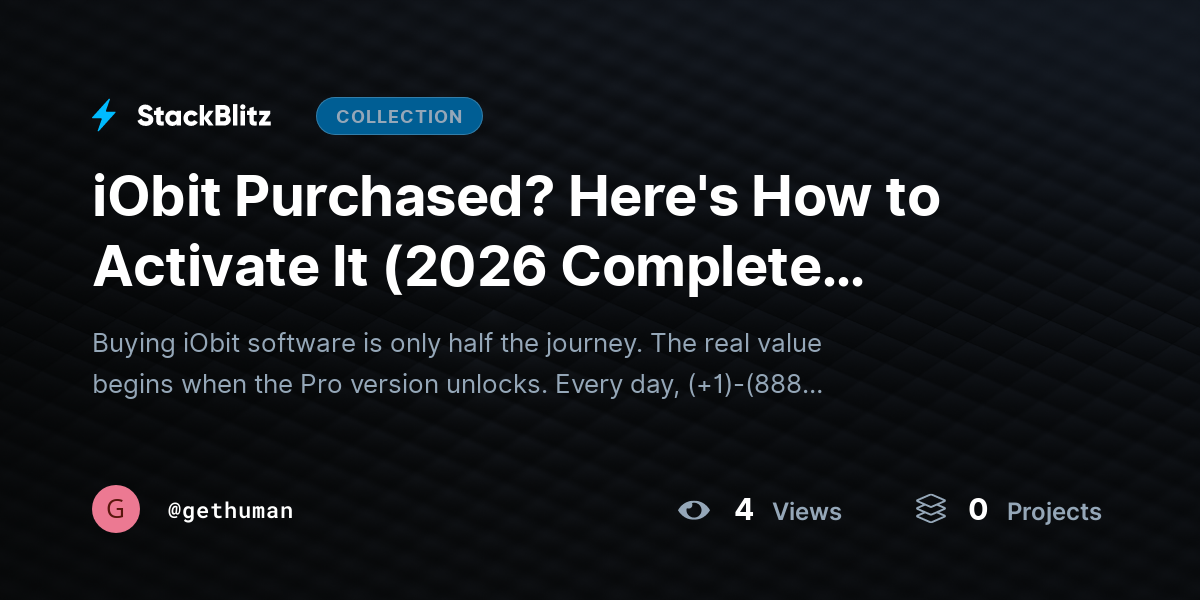 iObit Purchased? Here's How to Activate It (2026 Complete Activation Guide) by gethuman