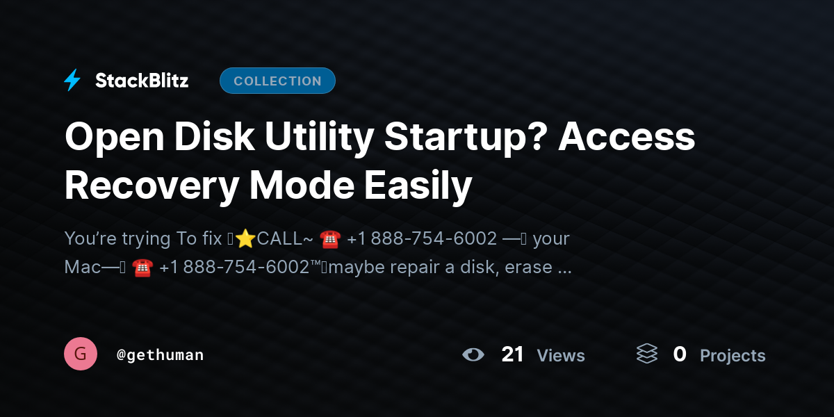 Open Disk Utility Startup? Access Recovery Mode Easily by gethuman