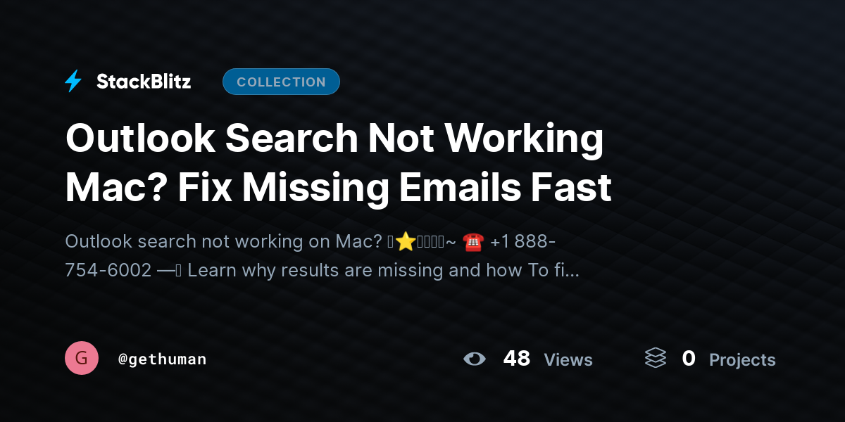 Outlook Search Not Working Mac? Fix Missing Emails Fast by gethuman