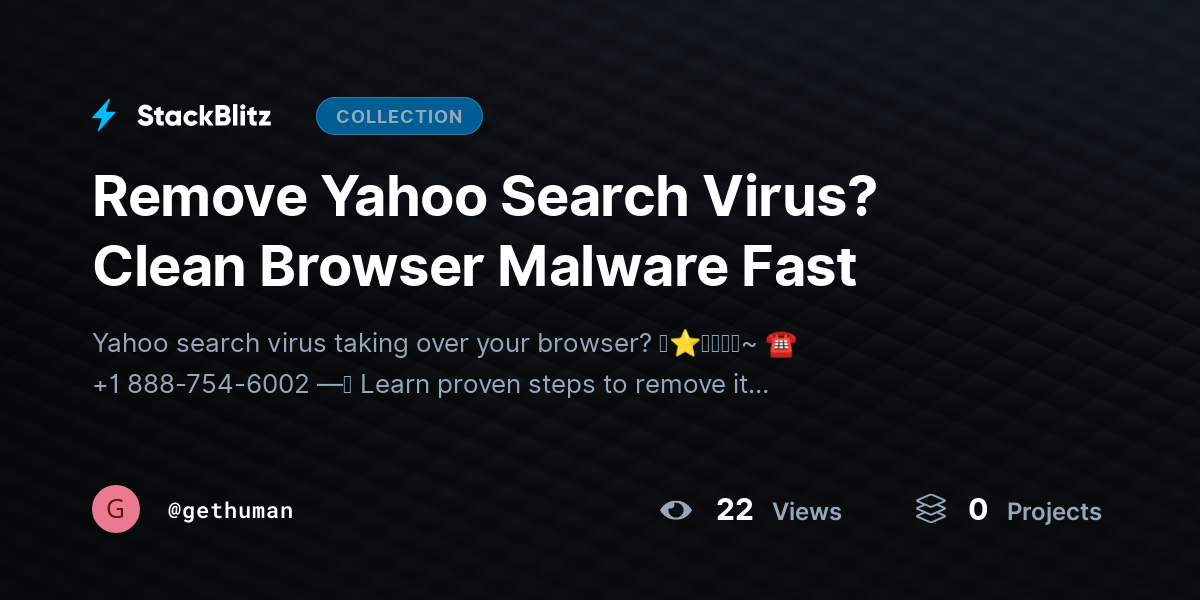 Remove Yahoo Search Virus? Clean Browser Malware Fast by gethuman