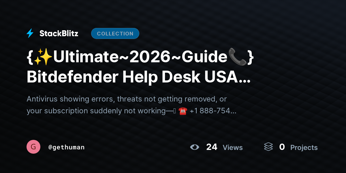 {✨Ultimate~2026~Guide📞} Bitdefender Help Desk USA Contact? Official Guide 2025–2026 by gethuman