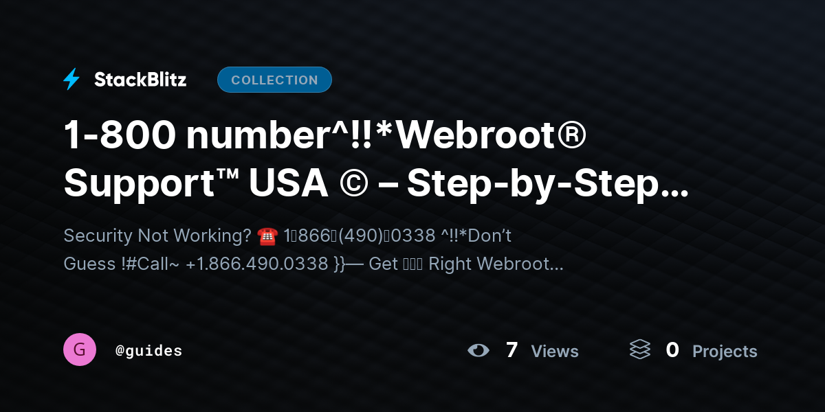 1-800 number^!!*Webroot® Support™ USA © – Step-by-Step Official Guide® for Customers 2025–2026 by guides