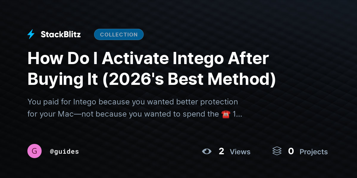 How Do I Activate Intego After Buying It (2026's Best Method) by guides