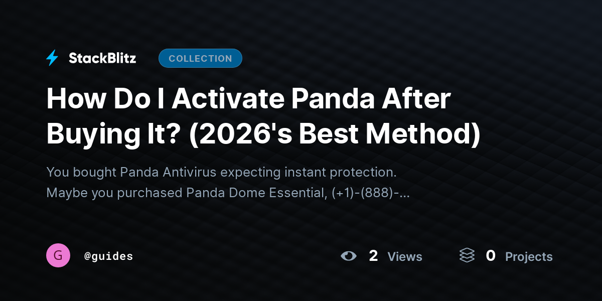 How Do I Activate Panda After Buying It? (2026's Best Method) by guides