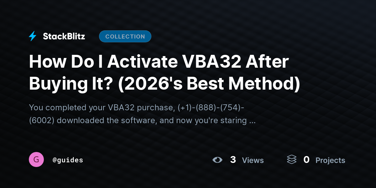 How Do I Activate VBA32 After Buying It? (2026's Best Method) by guides