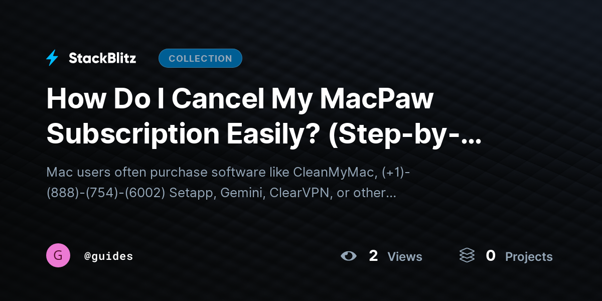 How Do I Cancel My MacPaw Subscription Easily? (Step-by-Step) by guides
