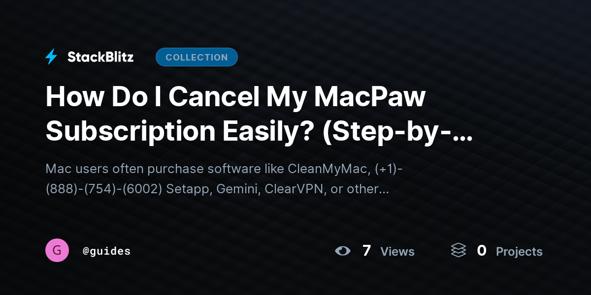 How Do I Cancel My MacPaw Subscription Easily? (Step-by-Step) by guides