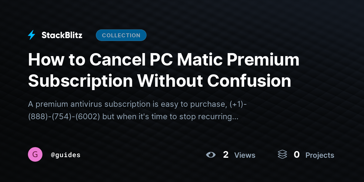 How to Cancel PC Matic Premium Subscription Without Confusion by guides