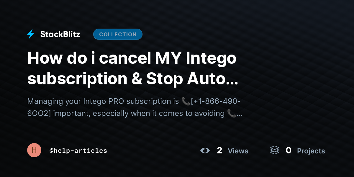 How do i cancel MY Intego subscription & Stop Auto Renewal?{Advanced$Aid} by help-articles