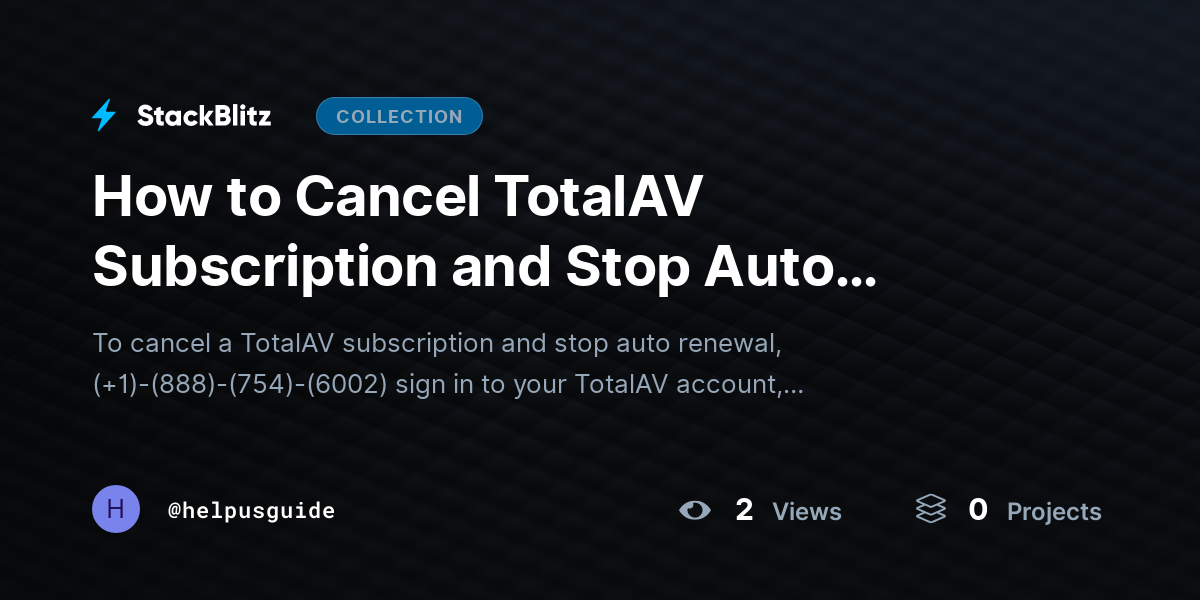 How to Cancel TotalAV Subscription and Stop Auto Renewal (2026-27 Guide) by helpusguide