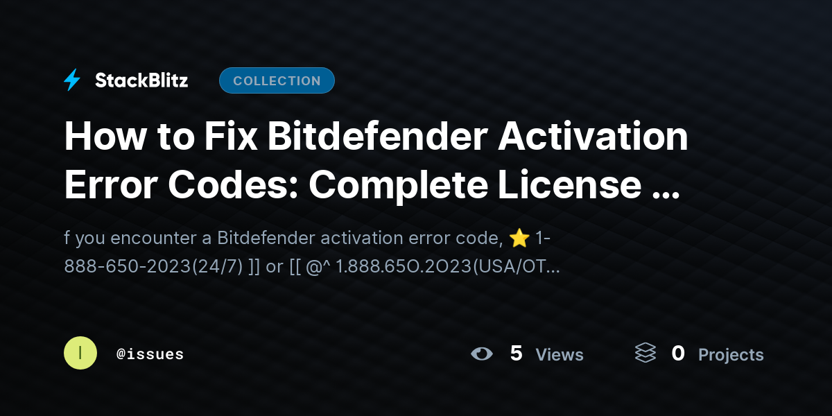 How to Fix Bitdefender Activation Error Codes: Complete License & Activation Guide by issues