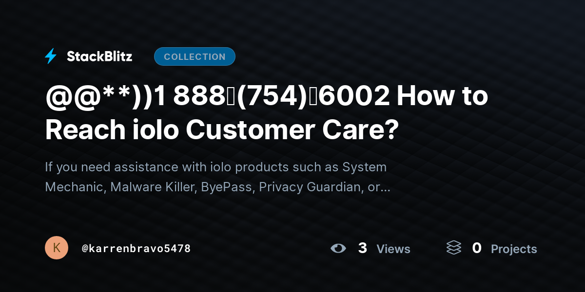 @@**))1 888↬(754)↬6002 How to Reach iolo Customer Care? by karrenbravo5478