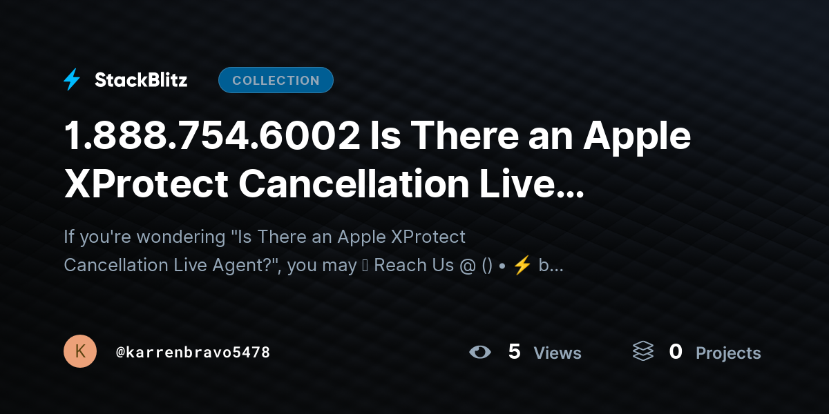1.888.754.6002 Is There an Apple XProtect Cancellation Live Agent? by karrenbravo5478