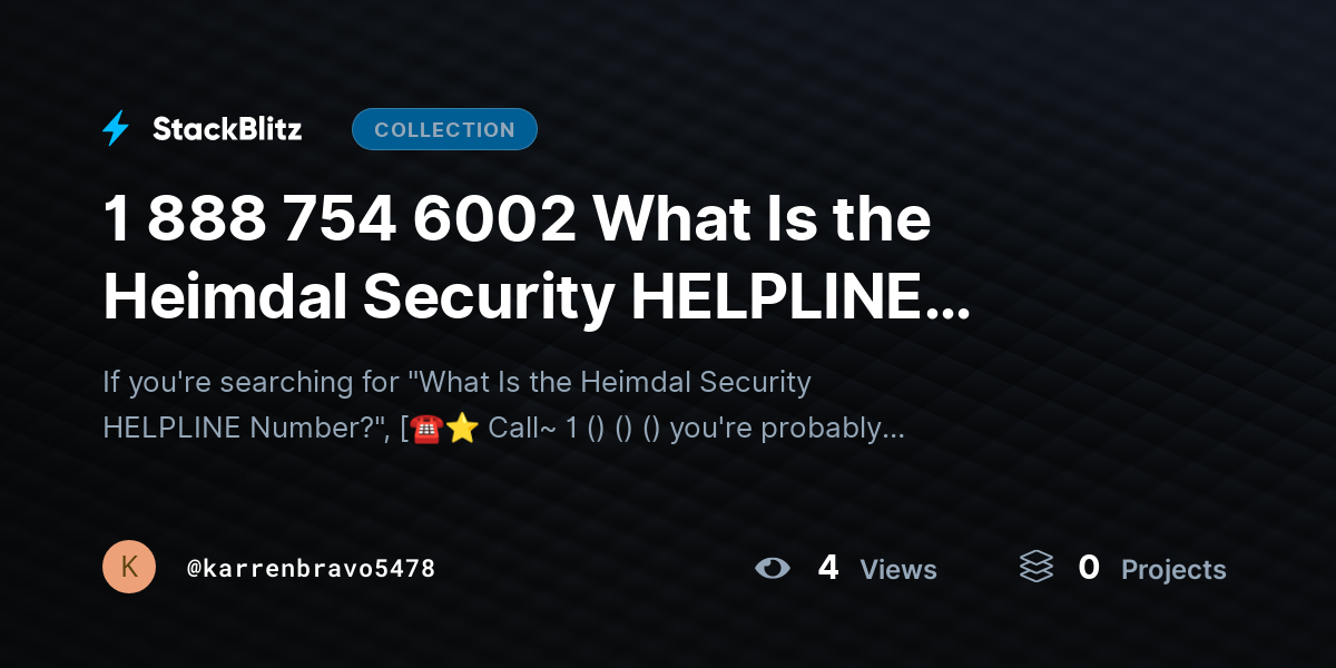 1 888 754 6002 What Is the Heimdal Security HELPLINE Number? by karrenbravo5478