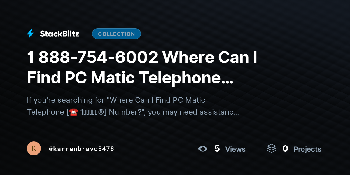 1 888-754-6002 Where Can I Find PC Matic Telephone Number? by karrenbravo5478