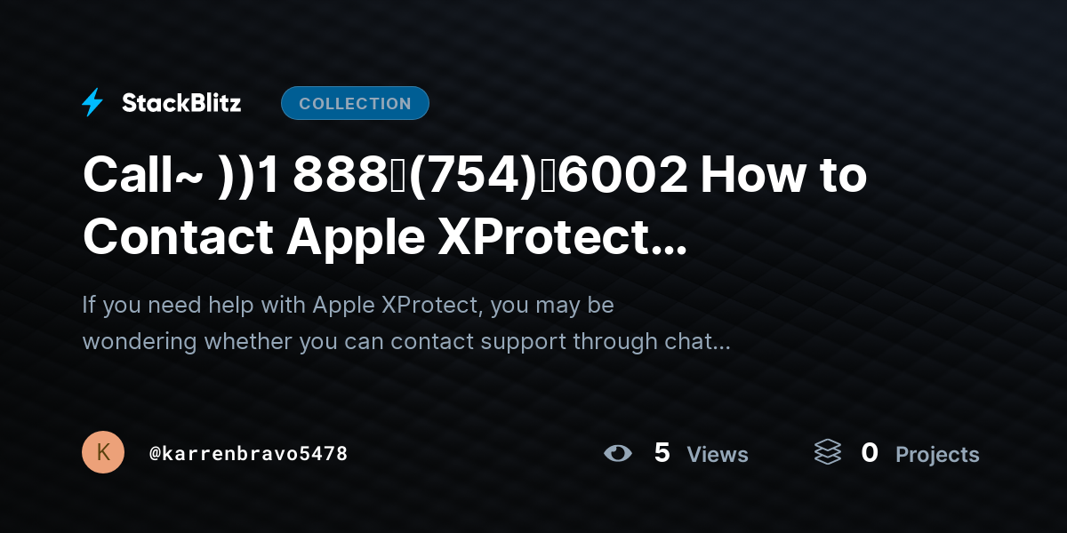 Call~ ))1 888↬(754)↬6002 How to Contact Apple XProtect SUPPORT via Chat and Email? by karrenbravo5478
