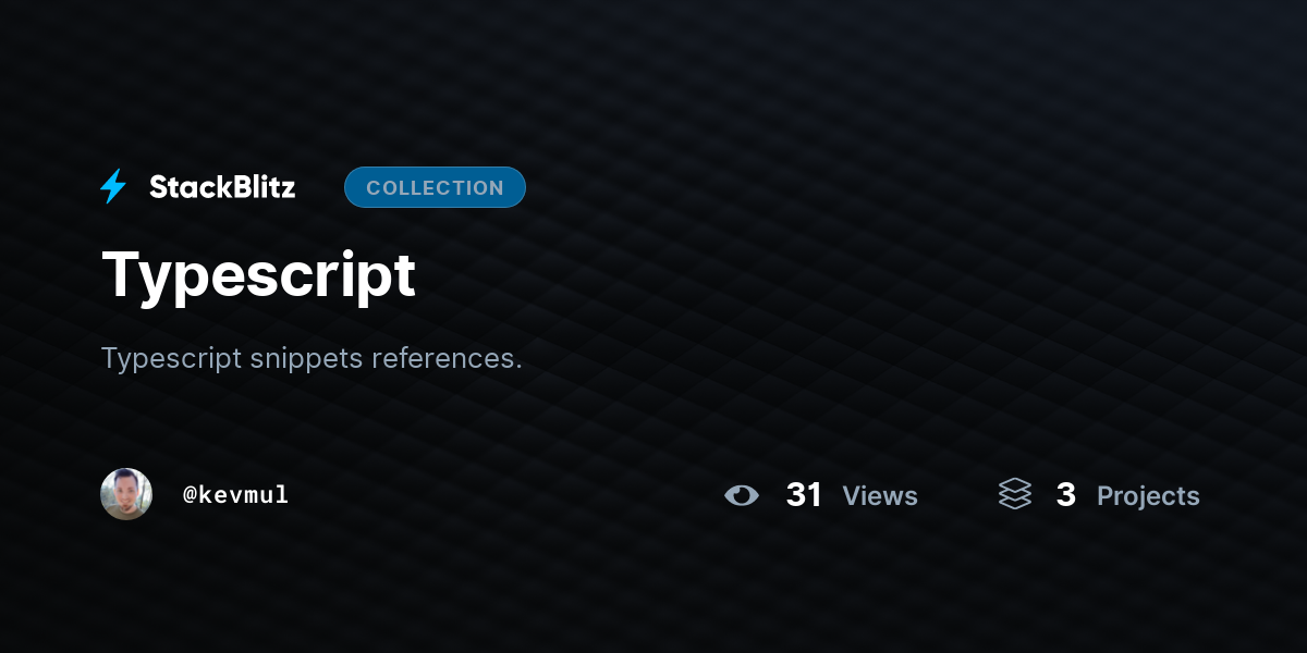 typescript-by-kevmul-stackblitz