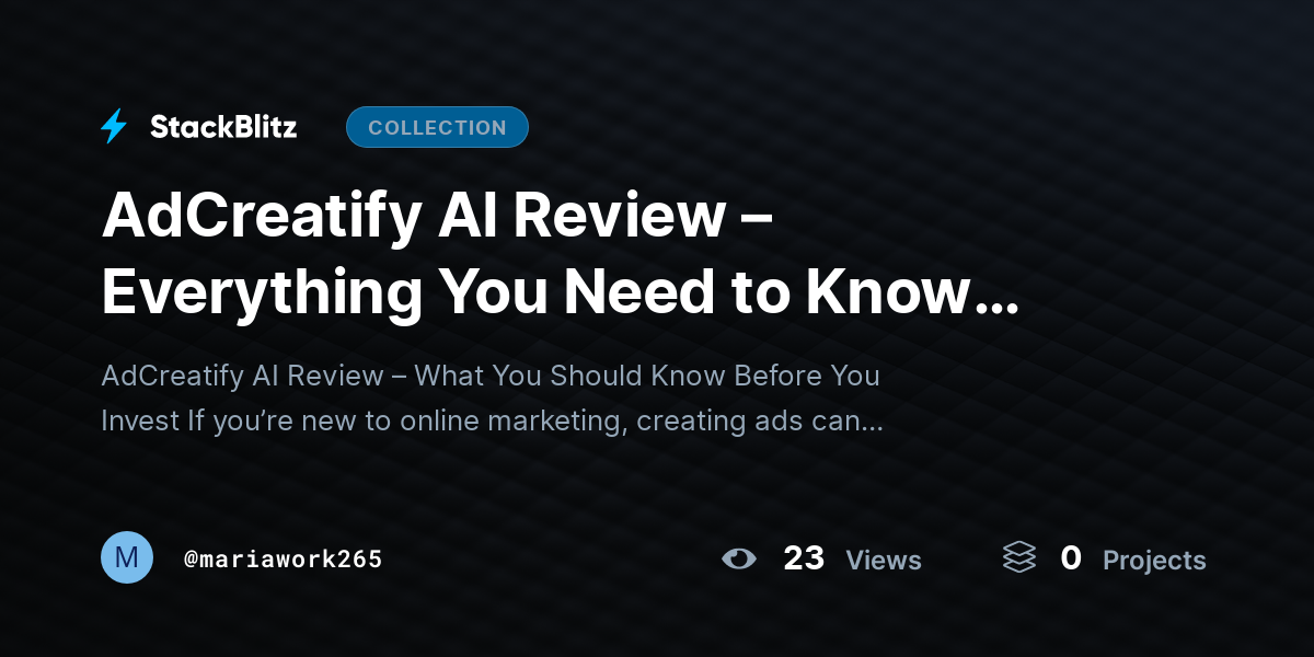 What is AdCreatify AI?