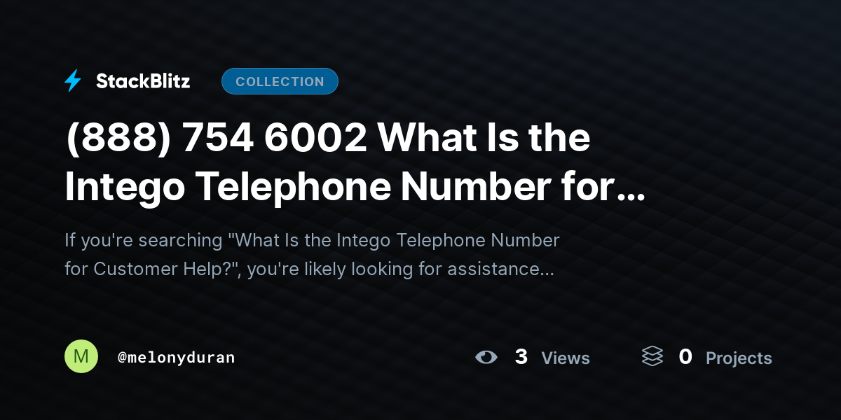 (888) 754 6002 What Is the Intego Telephone Number for Customer Help? by melonyduran