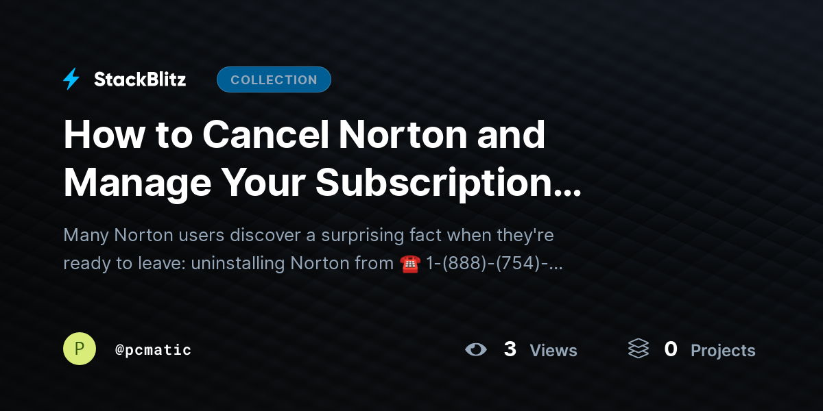 How to Cancel Norton and Manage Your Subscription Settings ~Guide by pcmatic