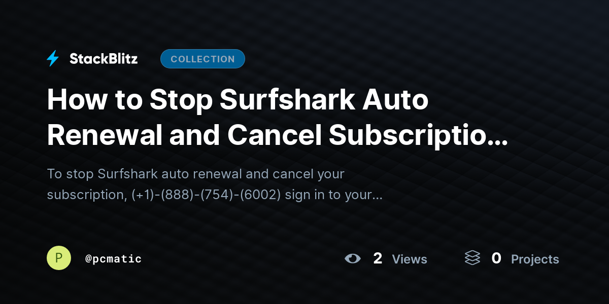 How to Stop Surfshark Auto Renewal and Cancel Subscription ~Guide by pcmatic