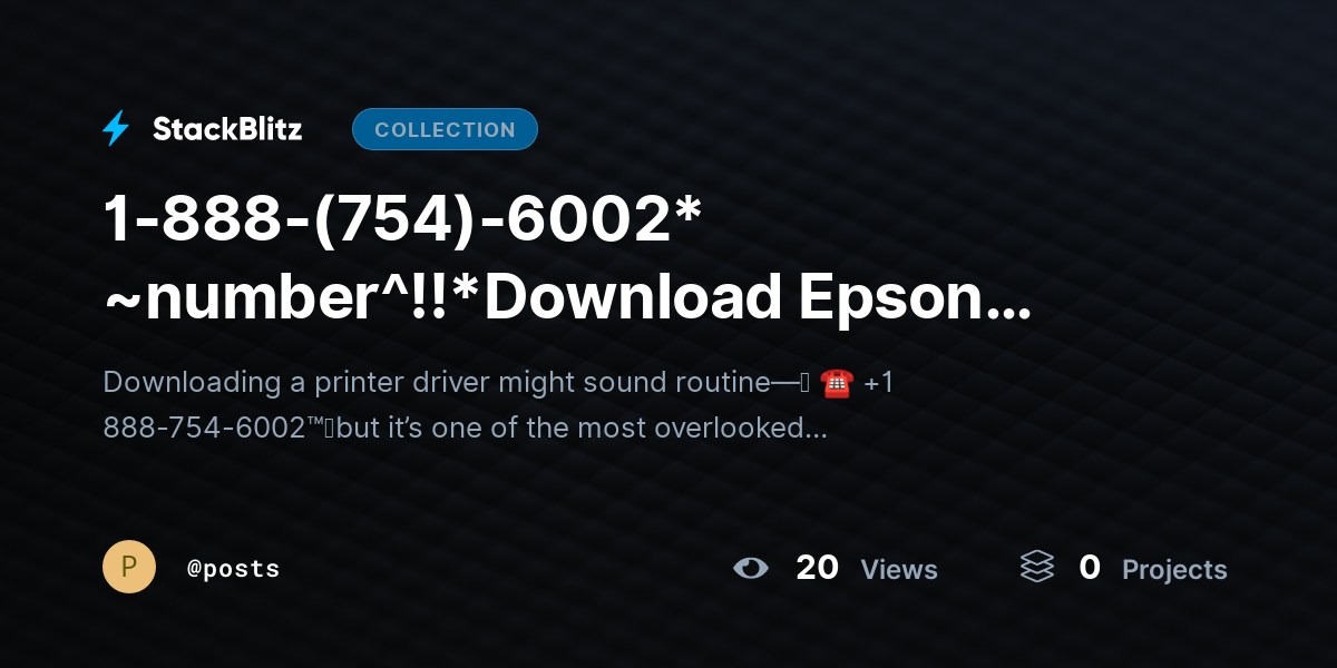 1-888-(754)-6002* ~number^!!*Download Epson L1250 Driver? Safe Install Guide Without Risk by posts