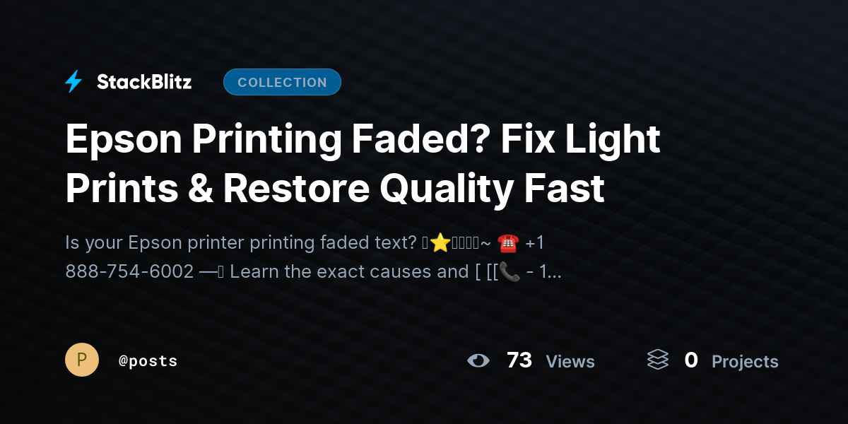 Epson Printing Faded? Fix Light Prints & Restore Quality Fast by posts