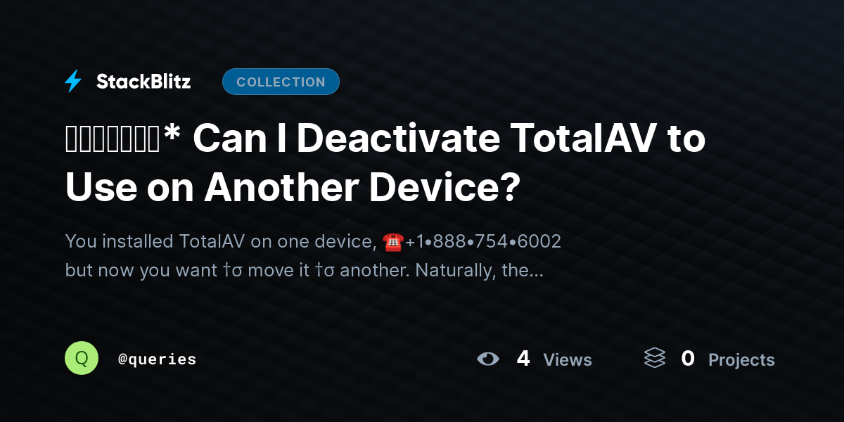 ᵘᵖᵈᵃᵗᵉᵈ* Can I Deactivate TotalAV to Use on Another Device? by queries