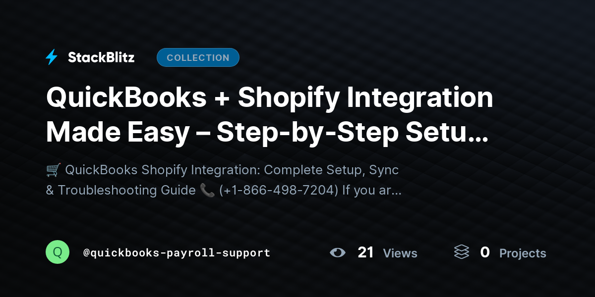 QuickBooks + Shopify Integration Made Easy – Step-by-Step Setup Guide ...