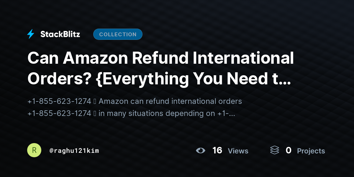 Can Amazon Refund International Orders? {Everything You Need to Know} by raghu121kim