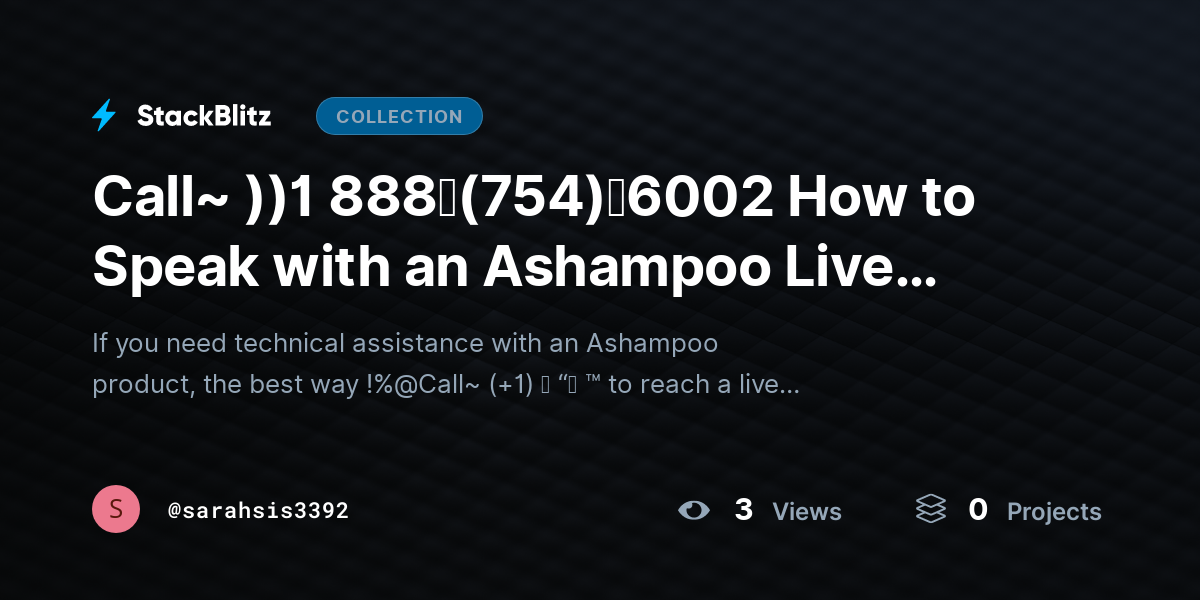 Call~ ))1 888↬(754)↬6002 How to Speak with an Ashampoo Live Agent for Technical Help? by sarahsis3392