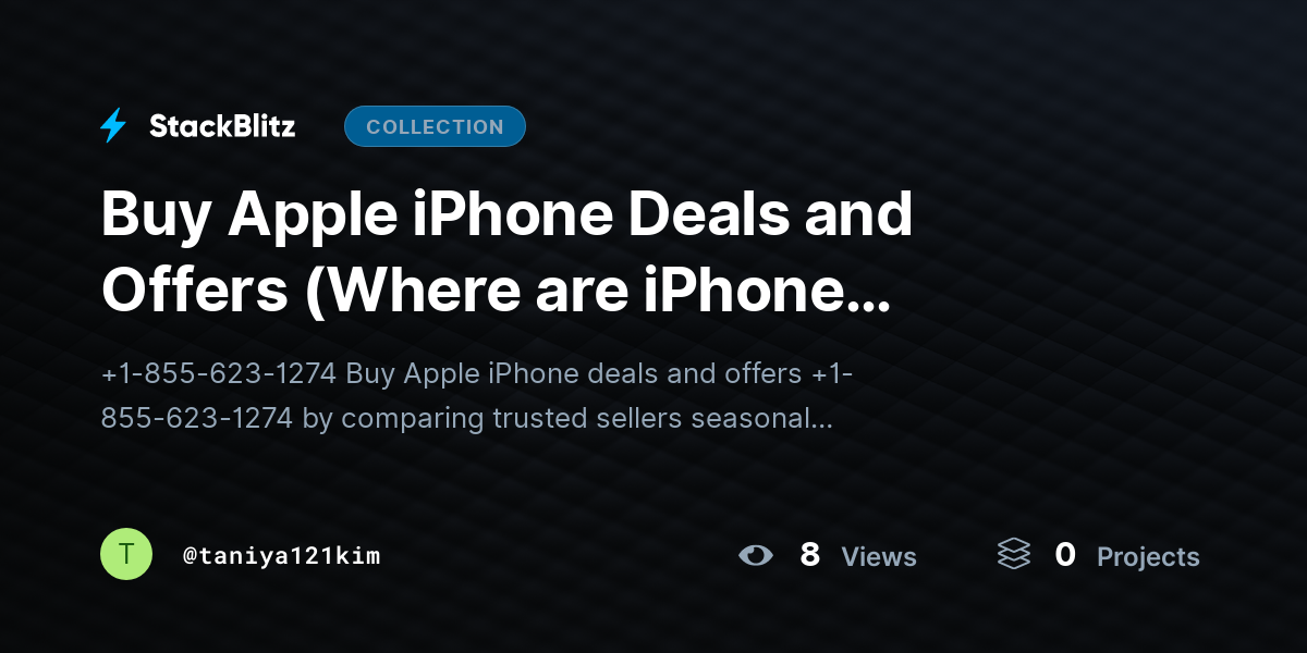 Buy Apple iPhone Deals and Offers (Where are iPhone discounts?) by taniya121kim