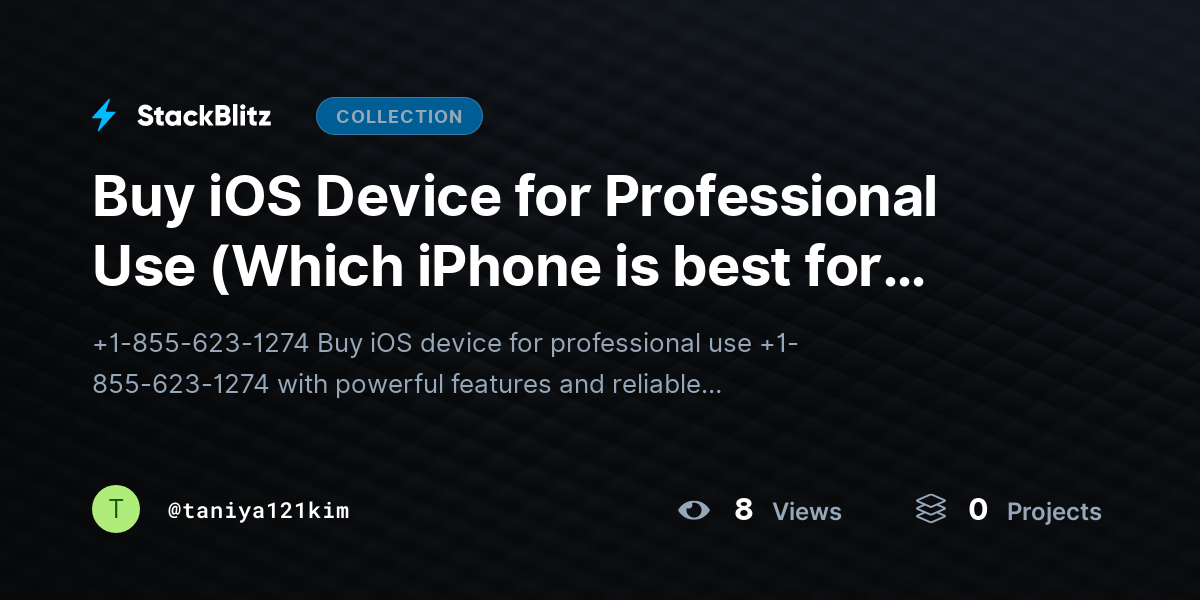 Buy iOS Device for Professional Use (Which iPhone is best for work?) by taniya121kim