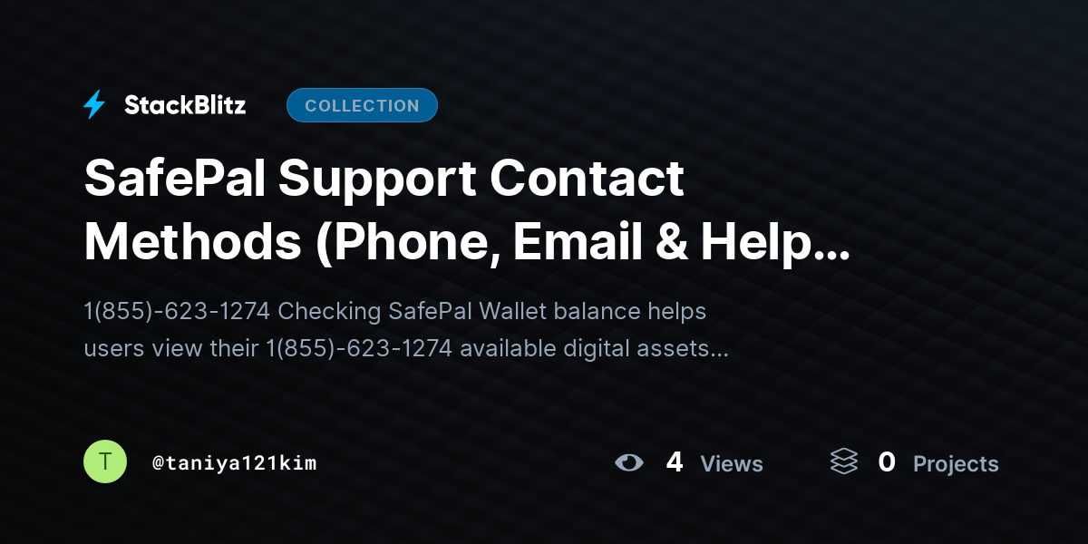SafePal Support Contact Methods (Phone, Email & Help Center) by taniya121kim