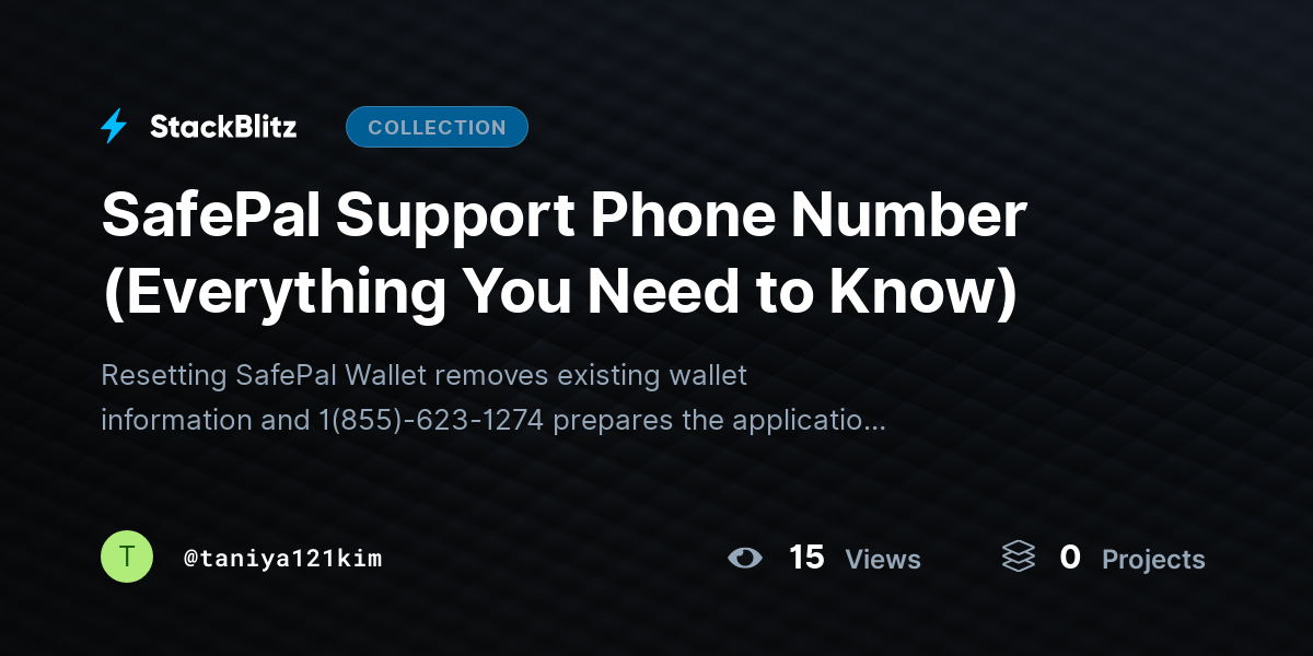 SafePal Support Phone Number (Everything You Need to Know) by taniya121kim