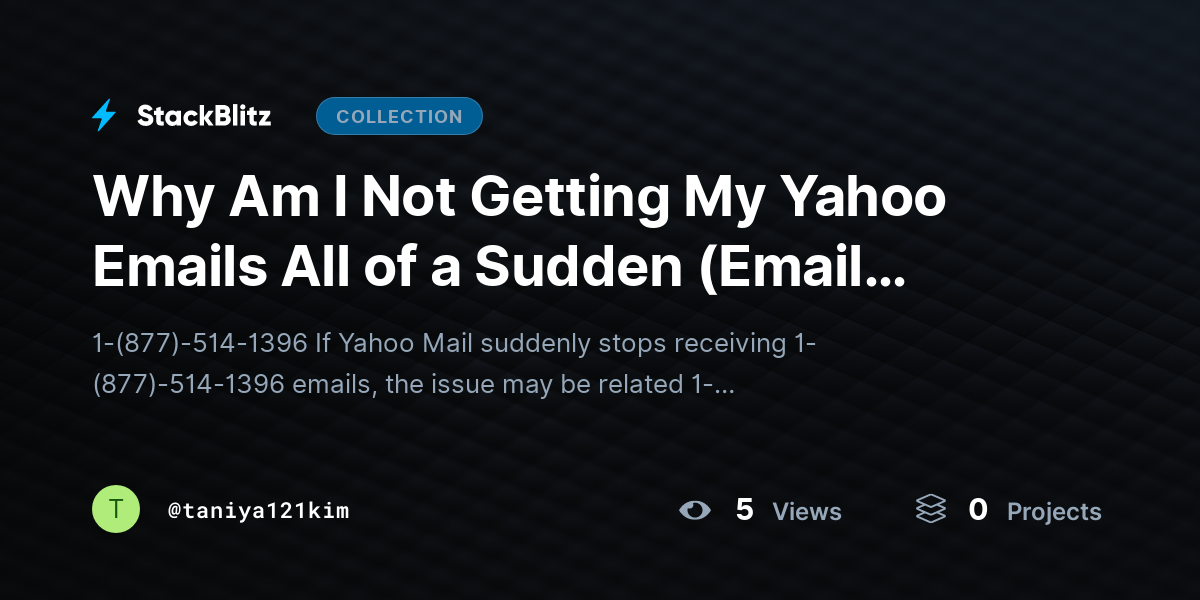 Why Am I Not Getting My Yahoo Emails All of a Sudden (Email Delivery Guide) by taniya121kim