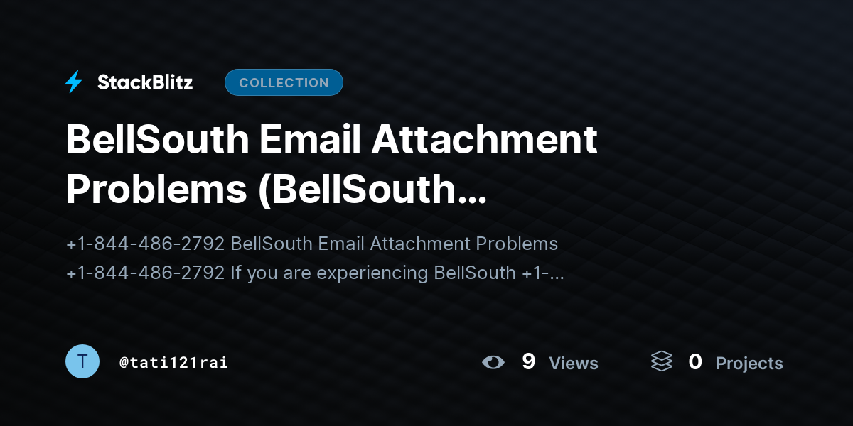 BellSouth Email Attachment Problems (BellSouth Attachments) by tati121rai