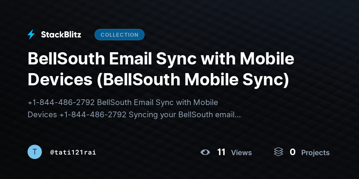 BellSouth Email Sync with Mobile Devices (BellSouth Mobile Sync) by tati121rai